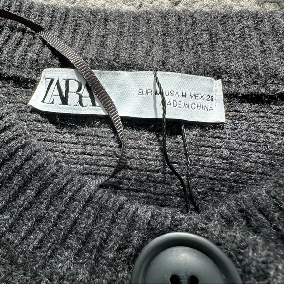 Zara 100% wool cardigan - Picture 5 of 10